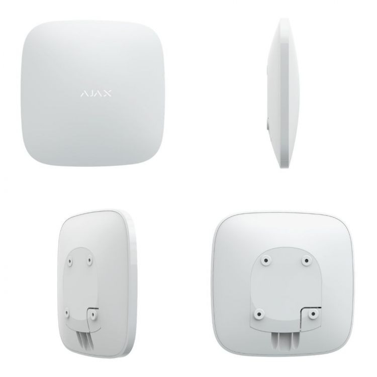 Ajax Hub 2 (w)  Контроллер умного дома с фотоверификацией GSM, Ethernet